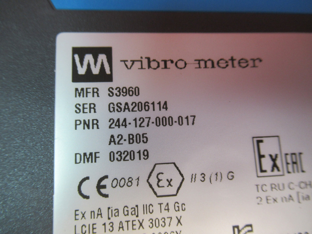 MEGGITT VIBRO-METER GSI 127  244-127-000-017  A2-B05 MODULE for SENSOR Y6-B-05