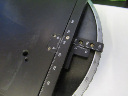 ZEISS GERMANY XY ROTABLE TABLE POLARIZER MICROSCOPE PART AS PICTURED V8-B-13