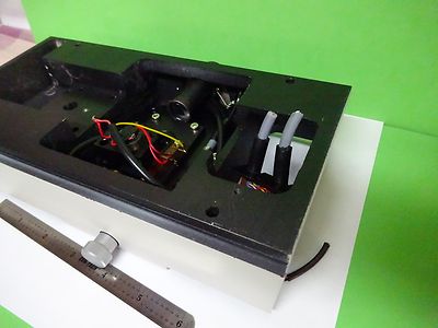 MICROSCOPE PART POLYVAR REICHERT LEICA TOP CONFOCAL OPTICS AS IS BIN#W2-03