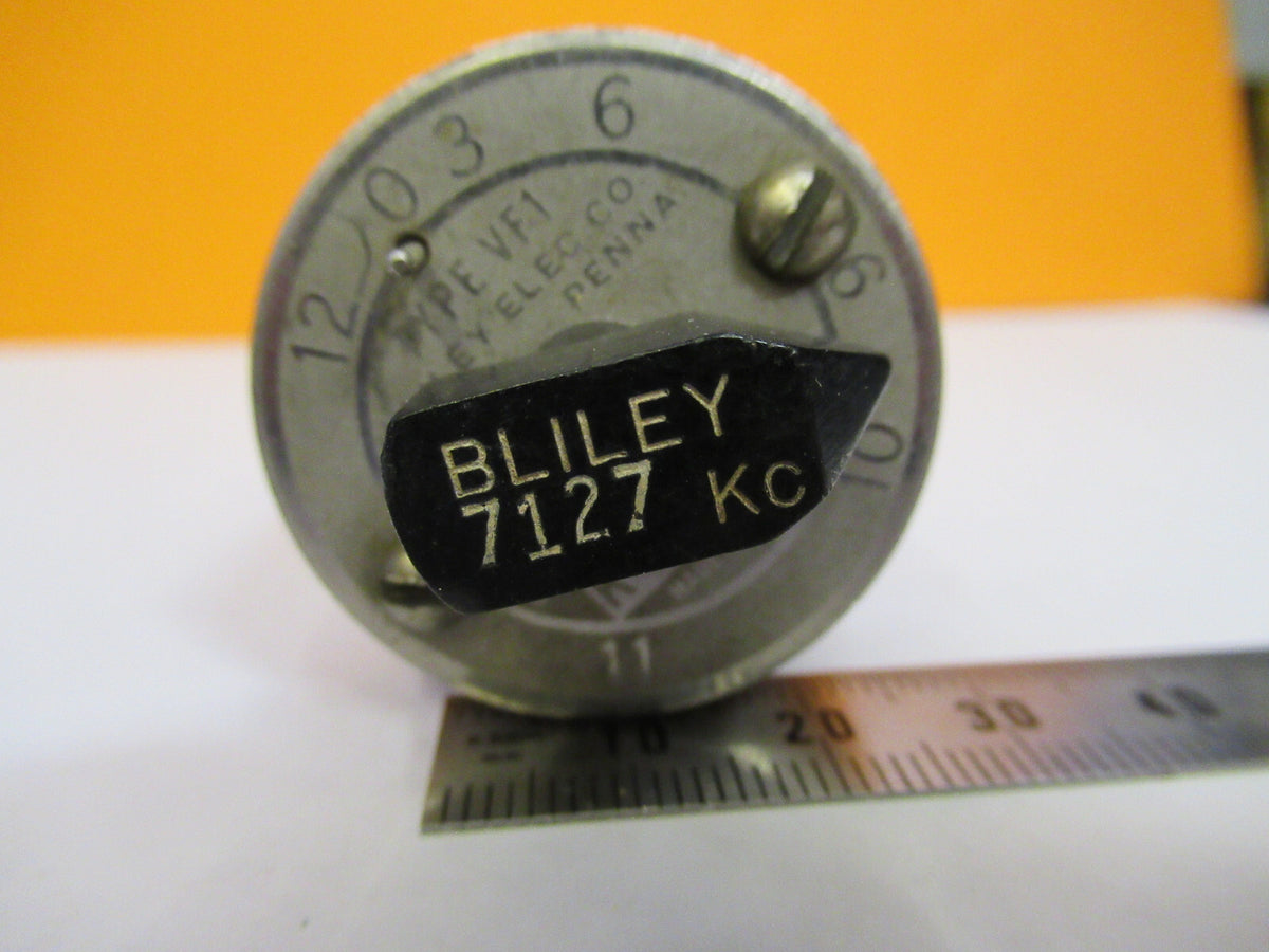 BLILEY RESONATOR QUARTZ CRYSTAL VF1 VARIABLE FREQUENCY AS PICTURED Y1-A-35