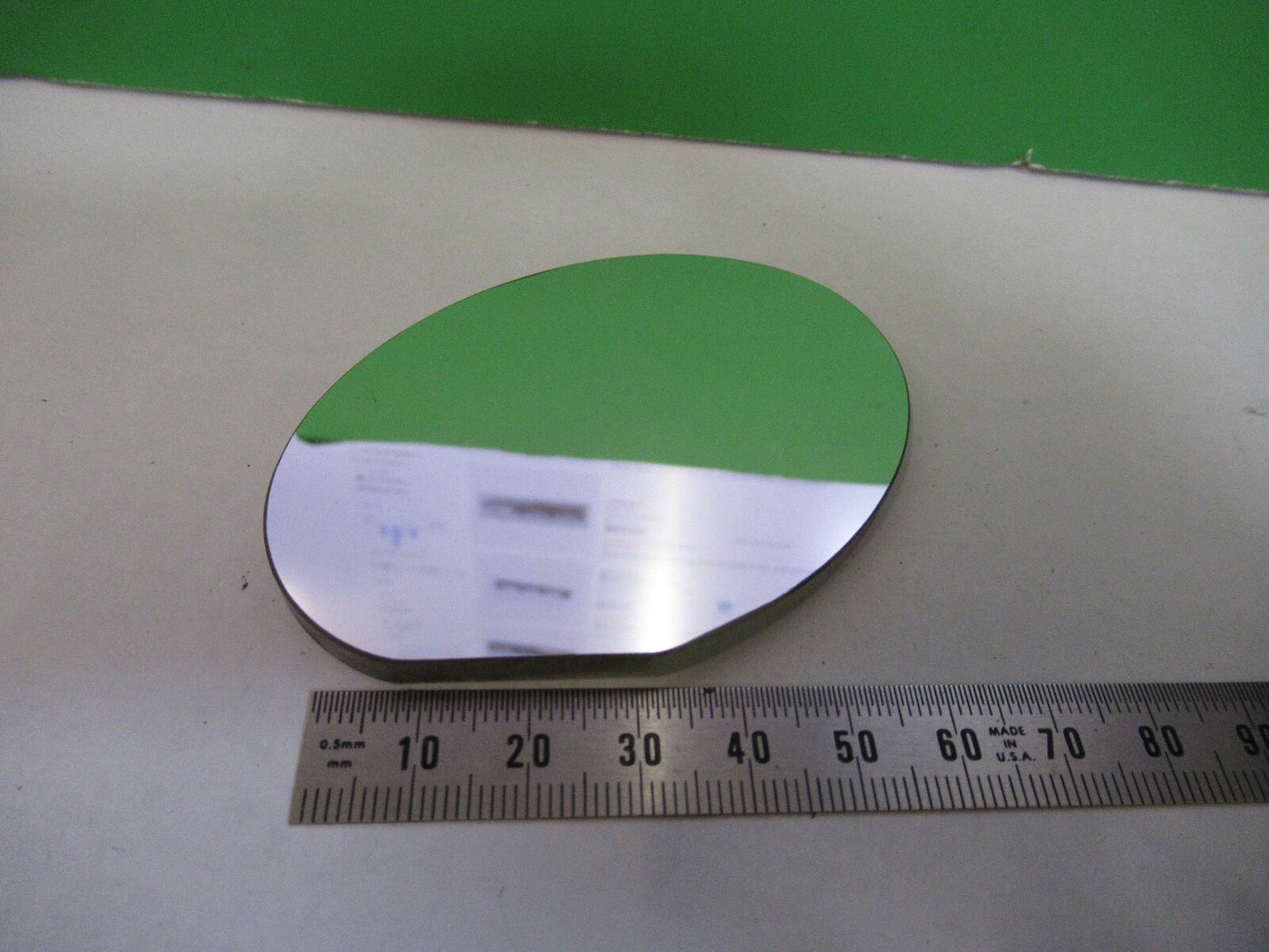 OPTICAL MIL SPEC MIRROR FLAT LASER OPTICS  AS PICTURED 18-FT-33