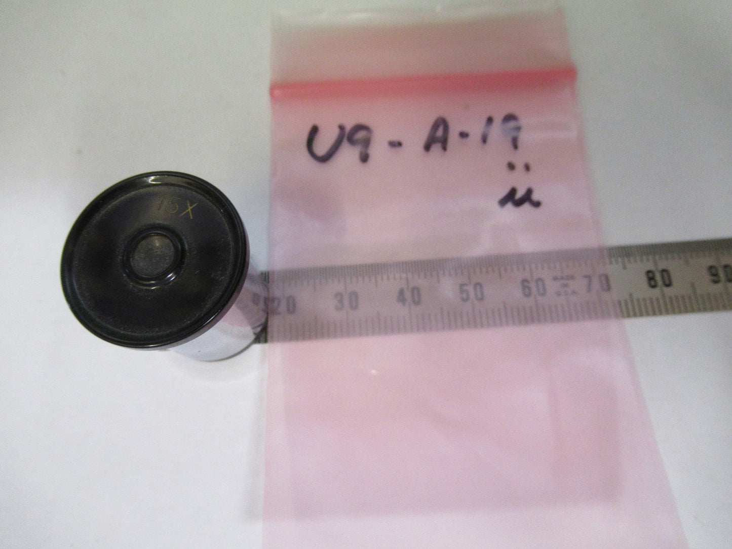 PRECISION JAPAN 15X OCULAR 18mm dia EYEPIECE MICROSCOPE PART AS PICTURED U9-A-19