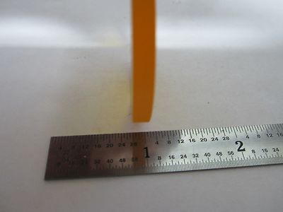 Optical Orange Filter Microscope or Laser Optics