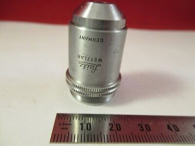 LEITZ GERMANY POL OBJECTIVE 10X /170 OPTICS MICROSCOPE PART AS PICTURED &8-A-77
