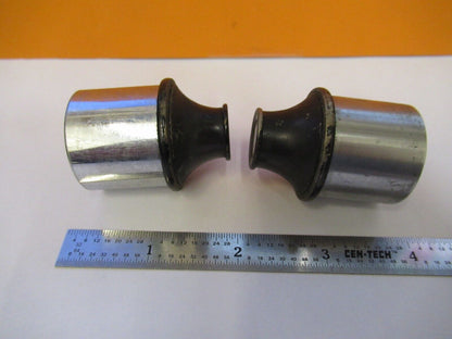 FOR PARTS RARE BAUSCH LOMB ANTIQUE PAIR EYEPIECE MICROSCOPE AS PICTURED G1-A-103