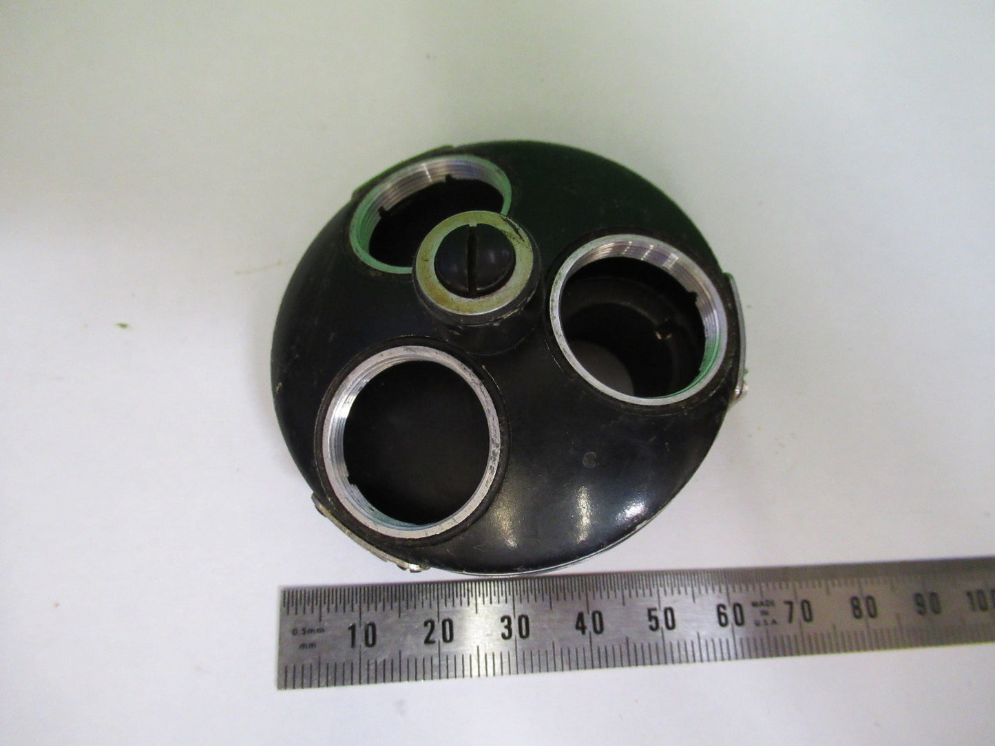 ANTIQUE NOSEPIECE AO SPENCER MICROSCOPE PART AS PICTURED U9-A-37