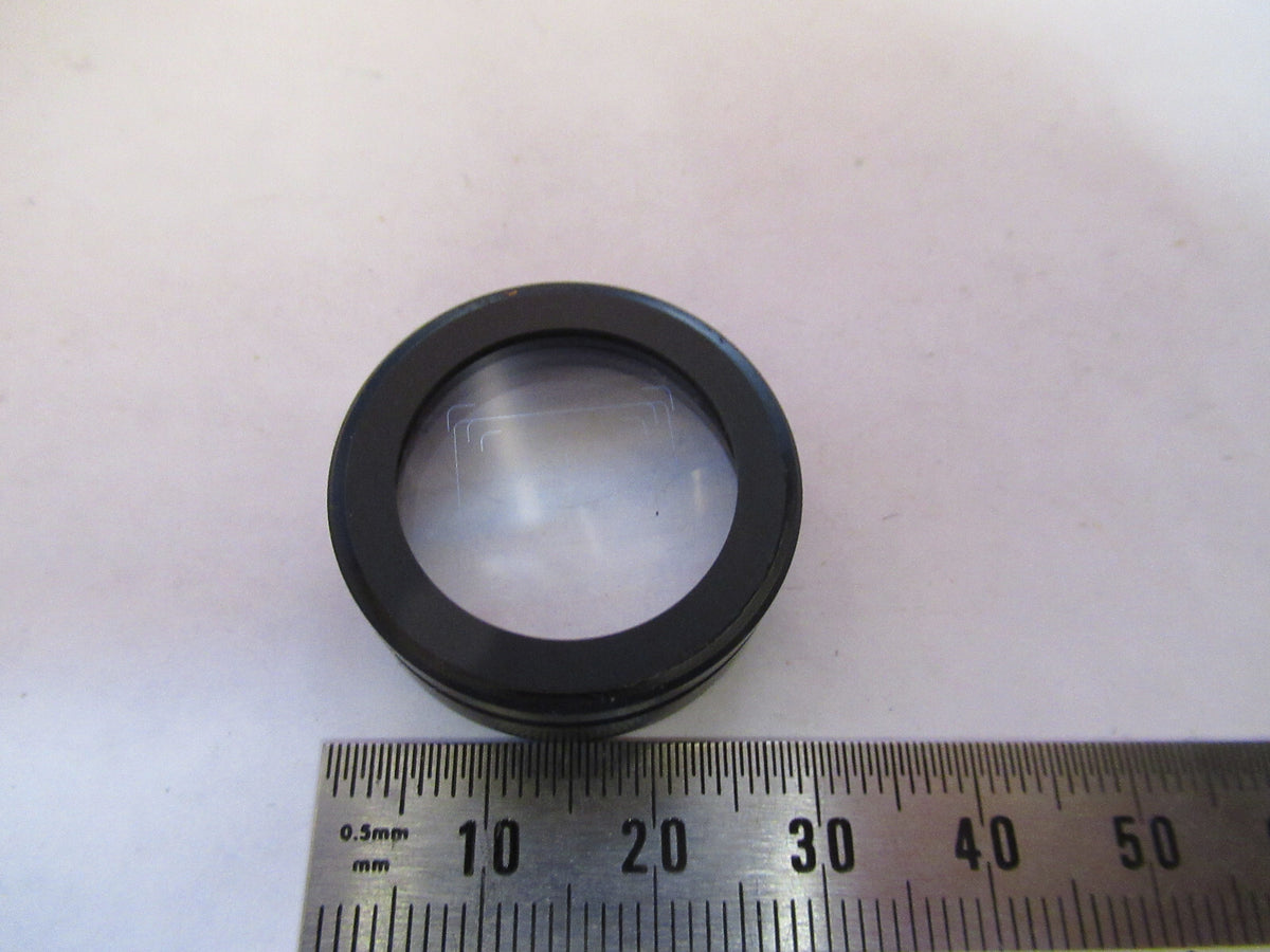OLYMPUS JAPAN PHOTO RETICLE FRAME OPTICS MICROSCOPE PART AS PICTURED 72-C-12