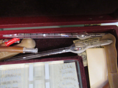 HEMACYTOMETER + NEUBAUER + PIPETTES MICROSCOPE PART AS PICTURED 18-FT-20