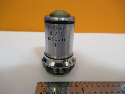 BAUSCH LOMB 97X 1.8mm OBJECTIVE LENS OPTICS MICROSCOPE PART as pictured &A2-A-34