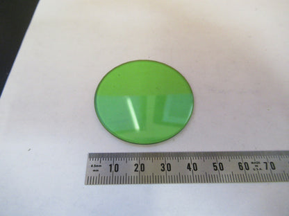 CARL ZEISS JENA BLUE GREEN FILTER OPTICS MICROSCOPE PART AS PICTURED &F9-A-76