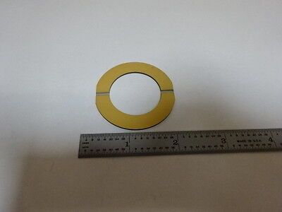 LARGE QUARTZ SINGLE CRYSTAL LOAD CELL PIEZOELECTRIC BLANK GOLD COAT PIEZO #AL-32
