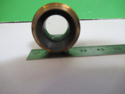 Antique Brass Bausch & Lomb 1 in Objective Microscope Part