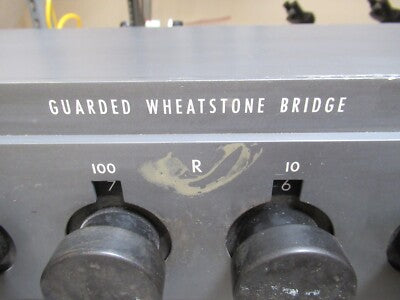 Leeds & Northrup Guarded Wheatstone Bridge 4232-B Resistance