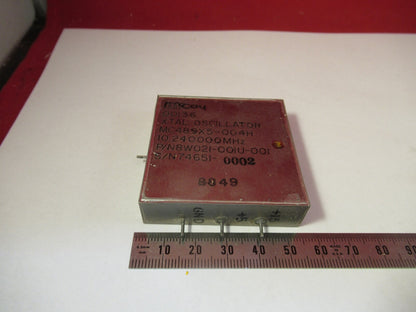 Quartz Oscillator McCOY Frequency 10.24 MHz Flight Unit GPS AS Pic