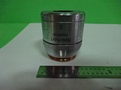Microscope Part Reichert Polyvar Objective Lwd Fluor 5X Optics