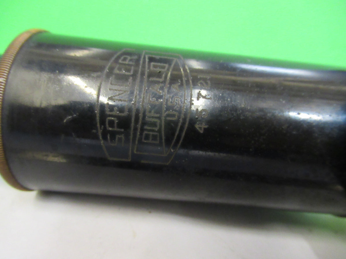Antique Spencer Lens Co. Tubus + Nosepiece Microscope Part Optics