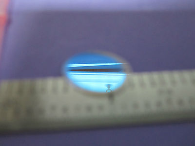 OPTICAL COATED LENS OVAL FILTER LASER OPTICS #6-121