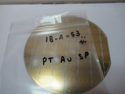 SAPPHIRE WAFER CRYSTAL with COMPONENTS PLATINUM GOLD COAT AS PICTURED &18-A-53