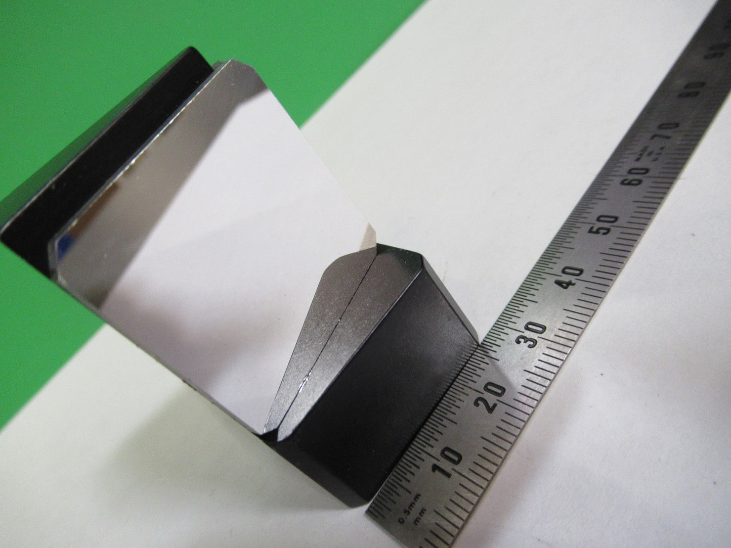 OPTICS OLYMPUS JAPAN DOUBLE FLAT MOUNTED MIRROR OPTICAL AS PICTURED T4-A-18