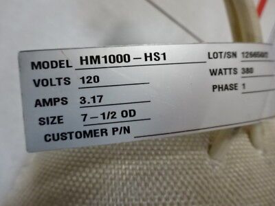 HM1000-HS1 FIBER-GLASS HEATER MANTLE for CHEMISTRY FLASK BEAKER AS IS #TA-3-B