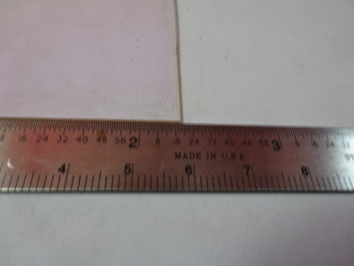 Optical Coated Glass Plate [some blemishes] Optics AS IS
