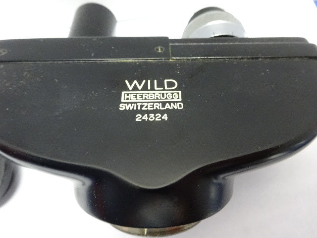 WILD SWISS M20 HEAD OPTICS MICROSCOPE PART AS IS &84-64