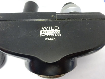 WILD SWISS M20 HEAD OPTICS MICROSCOPE PART AS IS &84-64