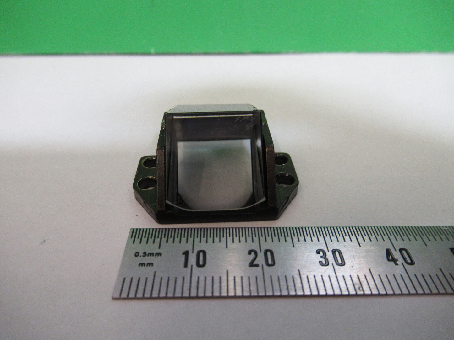WILD SWISS GLASS PRISM OPTICS MICROSCOPE OPTICAL PART AS PICTURED 98-A-07