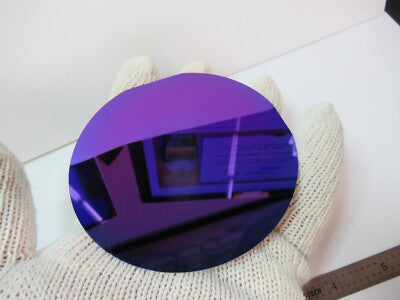 Very Nice Sapphire Wafer Single Crystal Platinum Coated