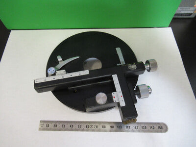 WILD HEERBRUGG SWISS M11 XY STAGE TABLE MICROSCOPE PART AS PICTURED &Q9-A-01