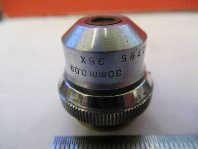 Vintage Bausch & Lomb Objective 3.5X 300mm Microscope Part