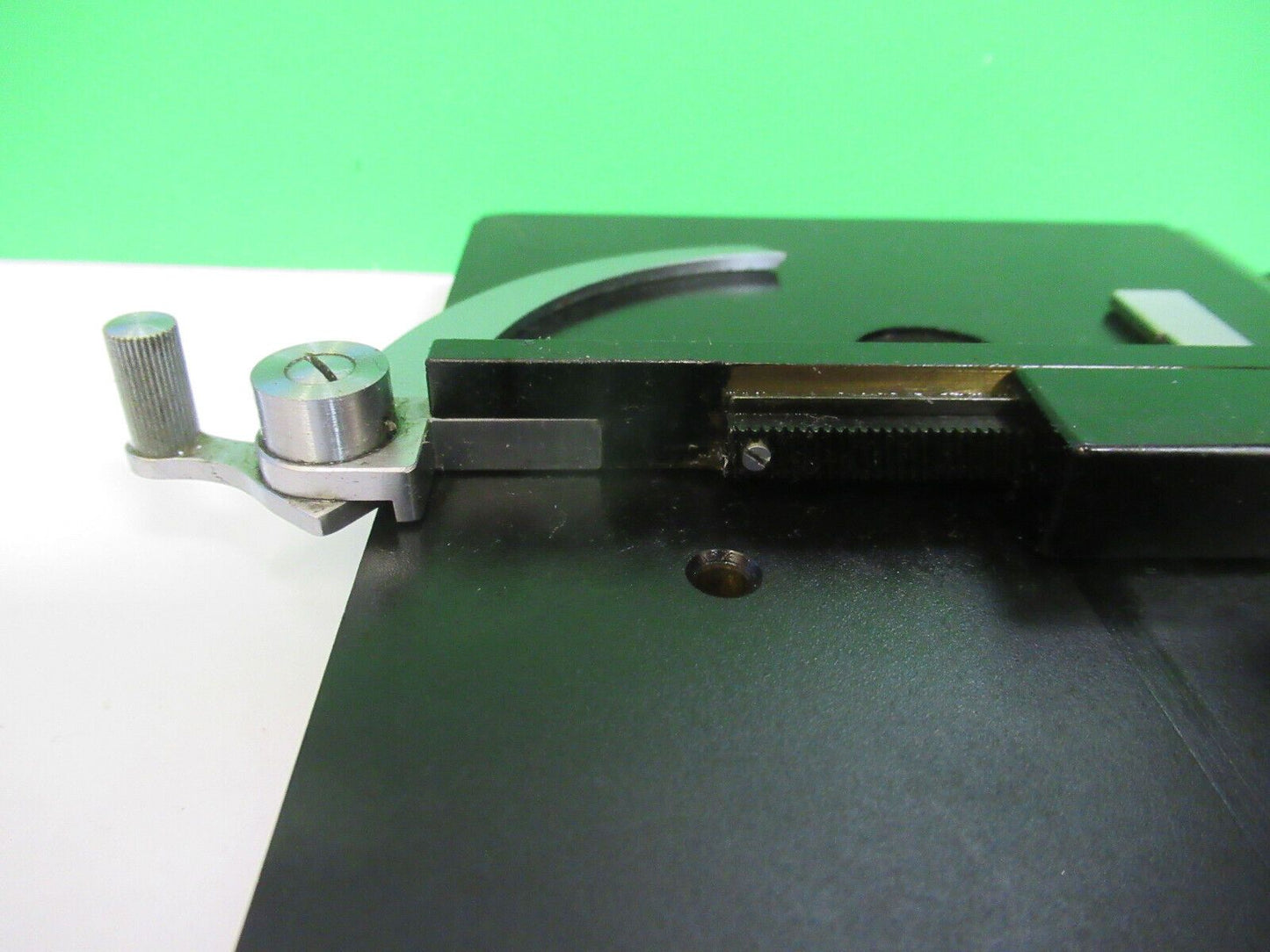 BAUSCH LOMB VINTAGE STAGE TABLE XY ANTIQUE MICROSCOPE PART AS PICTURED &Q5-B-35