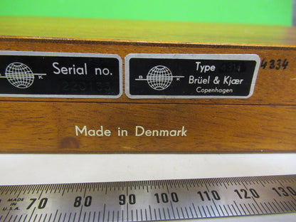 EMPTY BRUEL KJAER DENMARK MAHOGANY WOOD BOX INSTRUMENT as pictured X2-A-71