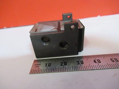 OLYMPUS JAPAN OPTICS GLASS PRISM MICROSCOPE PART AS PICTURED S4-B-108