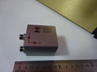 MEGGITT ENDEVCO 2220D TRAIXIAL CHARGE MODE ACCELEROMETER VIBRATION TEST #95-56