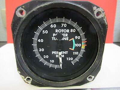 BELL 206 INDICATOR DUAL TACHOMETER AIRCRAFT 206-075-681-117 AS PICTURED &C1-A-02