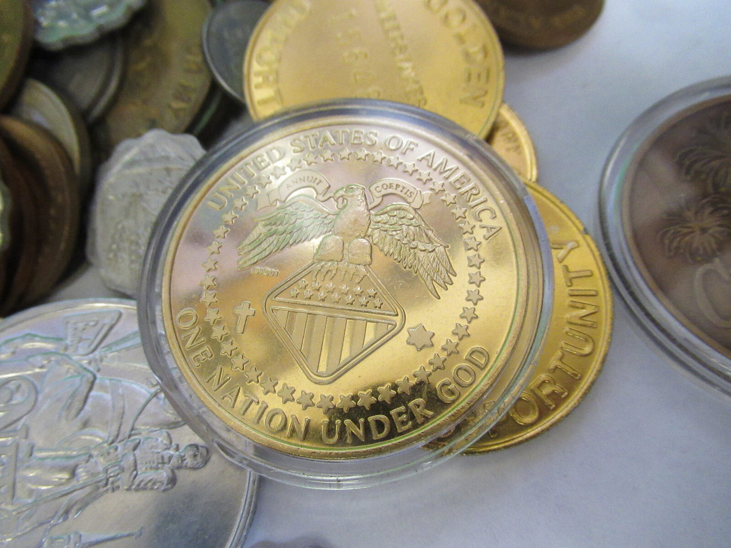 Large Collection Coins Assortment Fancies Unknown