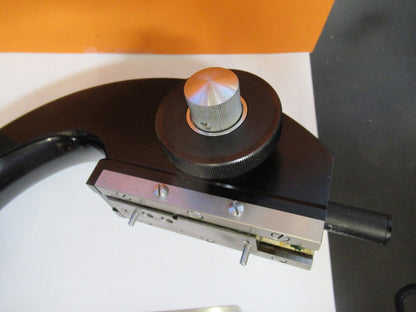 ZEISS GERMANY LIMB STAGE + NOSEPIECE MICROSCOPE PART OPTICS AS PICTURED &3K-A-81