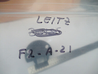 LEITZ WETZLAR GERMANY PRISM SLIT ASSEMBLY  MICROSCOPE PART AS PICTURED #F2-A-21