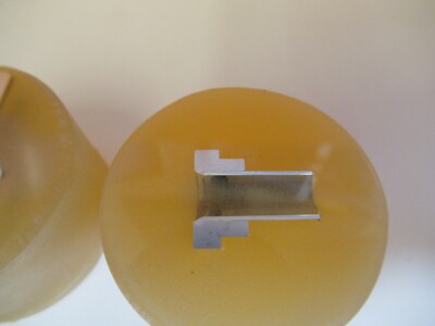 Los 2 Stück METALLOGRAPHISCHES METALLQUERSCHNITTPROBE MIKROSKOPISCHE PROBE &amp;A7-A-23