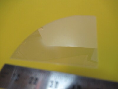 SAPPHIRE WAFER SINGLE CRYSTAL QUADRANT PIECE ALUMINUM OXIDE AS PICTURED 18-A-61