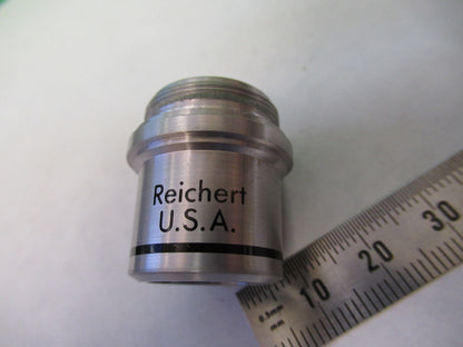 REICHERT 4X OBJECTIVE INFINITY OPTICS LENS MICROSCOPE PART AS PICTURED S1-B-47