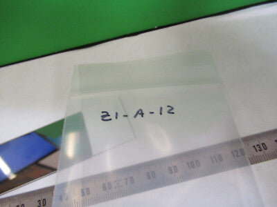 GLASS SLIDE COATED GERMANIUM THIN FILM 9,000 ANGSTROMS  AS PICTURED Z1-A-12