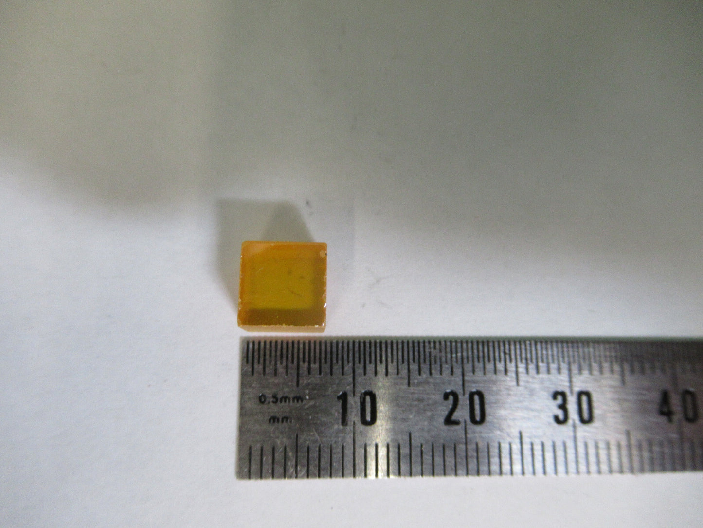 IR OPTICAL INFRARED OPTICS ZnSe CUBE LENS LASER OPTICS AS IS #Z5-A-62