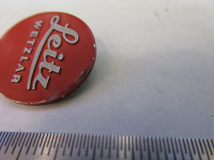Ernst Leitz Wetzlar Germany Aluminum Logo Microscope Part