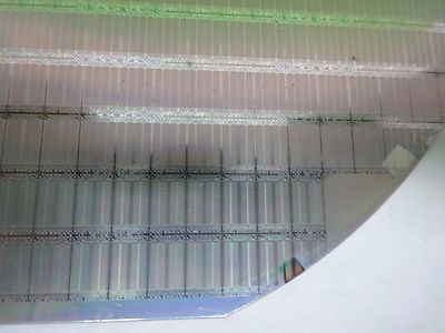 SEMICONDUCTOR WAFER SILICON WITH COMPONENTS AS IS  BIN#P6-95