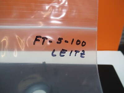 LEITZ WETZLAR STAGE TABLE MICROSCOPE PART AS PICTURED &FT-5-100