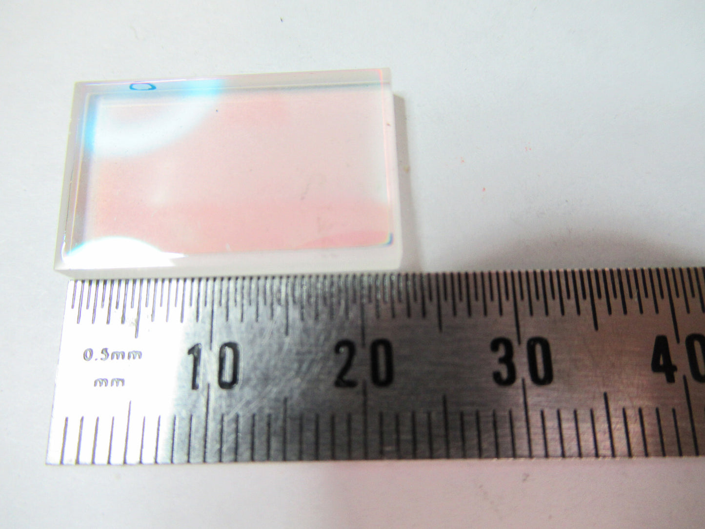 OPTICAL COATED BK7 GLASS PLATE FILTER PRO LASER OPTICS AS PICTURED X6-A-134