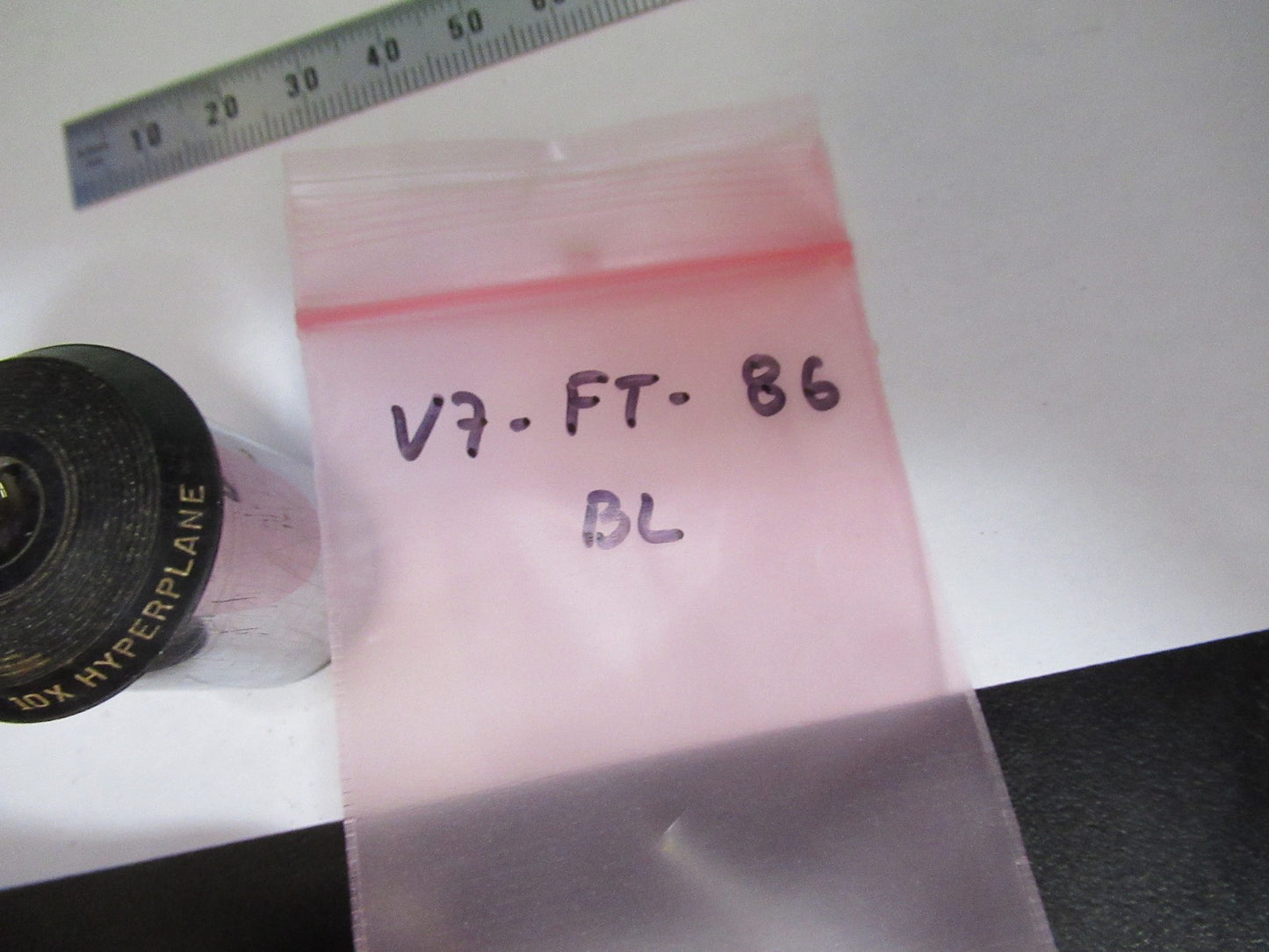 BAUSCH LOMB  EYEPIECE HYPERPLANE 10X OPTICS MICROSCOPE PART V7-FT-86