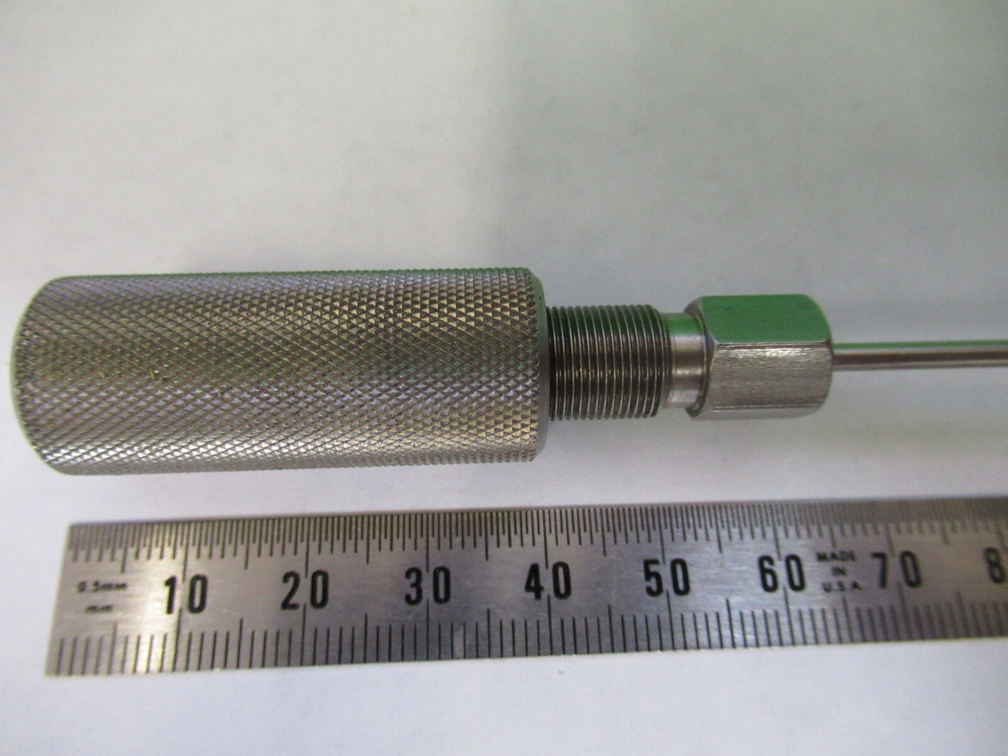 VACUUM LEVEL MICRO POSITIONING MICROMETER  AS PICTURED S7-A-95